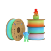 Filamento Creality Hyper Pla Rainbow 1Kg 2 Filamento Creality Hyper Pla Rainbow 1Kg