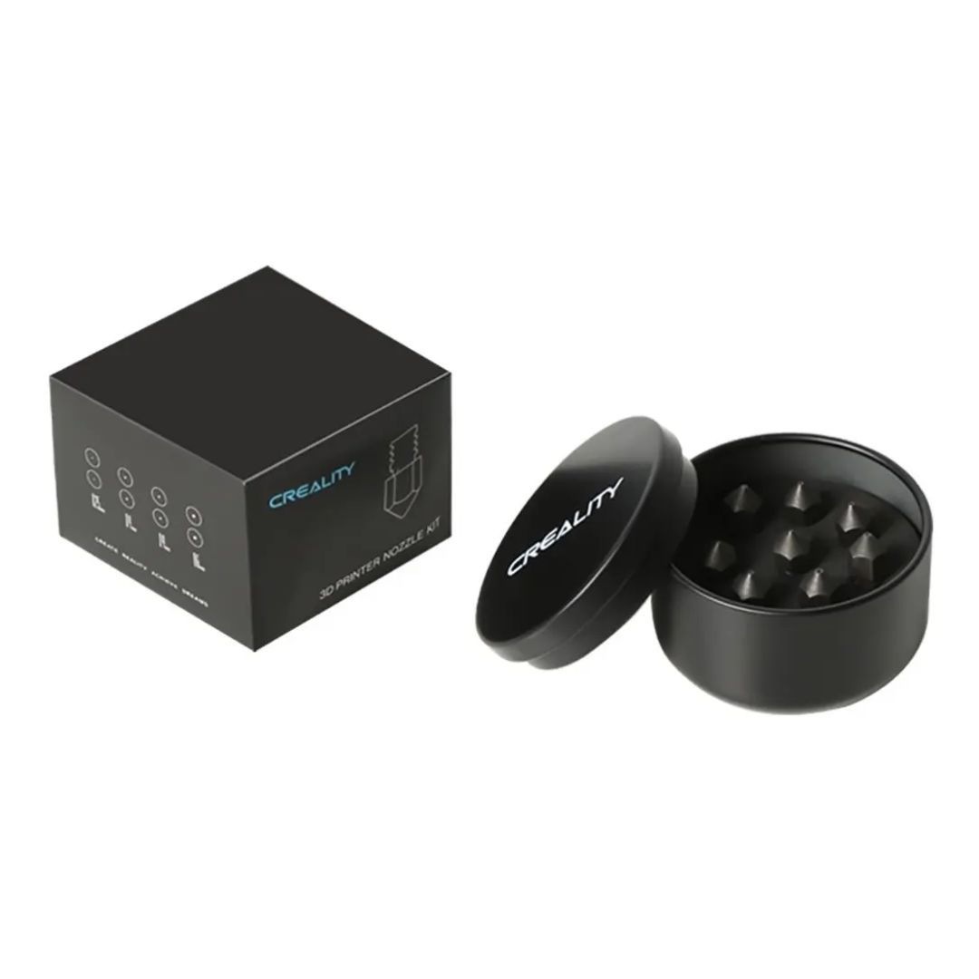 Kit Profesional Creality 8 Nozzles Acero Endurecido Niquelado M6 - imagen 2