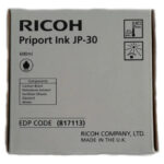Tinta Negra Original Ricoh JP 30 — JP 1250 / JP 3000 / DX 3340 / DX 3442 / DX 3344