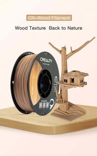 Filamento CR-Wood Madera Original Creality 1.75mm — 1kg - imagen 5