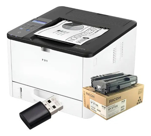 Impresora Original Ricoh P 311 + Toner Extra + WiFi