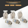 Acople Neumático M10 Acero Inoxidable Original Creality — Para Tubo de 4mm 3 Acople Neumático M10 Acero Inoxidable Original Creality — Para Tubo de 4mm - imagen 2