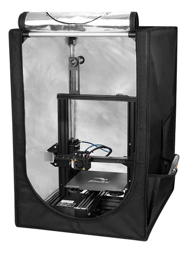 Cubierta Grande para Impresora 3D Creality — Lona de Aluminio Ignífuga 70x75x90cm - imagen 2