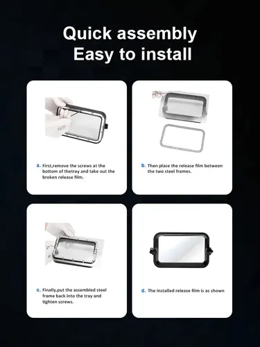 Film Pictor Alta Velocidad Original Creality HALOT Mage Pro — 286x198x0.15mm - imagen 8