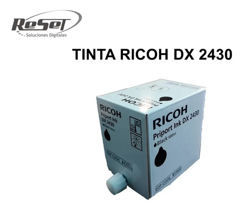 Tinta Negra Original Ricoh para Duplicadora DX2430 - imagen 2