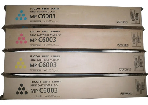 Kit Tóner Original Ricoh MP C4503 / C5503 / C6003 — 4 Colores - imagen 2