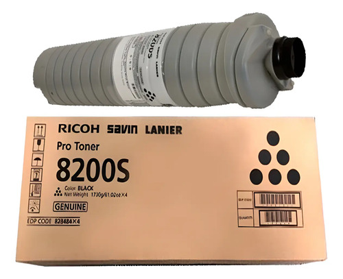 Tóner Original Ricoh Pro 8200 / 8210 / 8220 — Negro 82.000 páginas (828484)