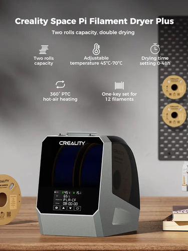 Secador de Filamentos Creality Space Pi Plus — Para Impresoras 3D - imagen 6