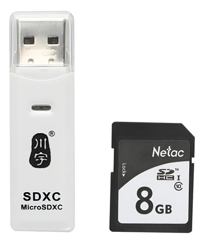Kit Tarjeta SD 8GB Clase 10 + Lector Impresoras 3D