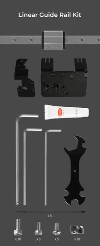 Kit Riel Guía Lineal Eje X Creality Ender-3/3 Pro/3V2 - imagen 4