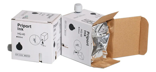 Tinta Negra Original Ricoh HQ-40 — Duplicadora DX4542 / DX4545 / JP4500 - imagen 2