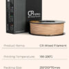 Filamento CR-Wood Madera Original Creality 1.75mm — 1kg - imagen 4
