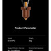 Kit Hotend Cerámico Original Creality Ender-3 V3 KE — Bloque 60W hasta 300°C - imagen 4