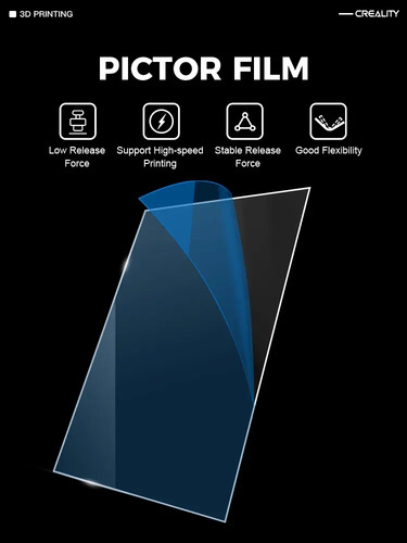 Film Pictor Alta Velocidad Original Creality HALOT Mage Pro — 286x198x0.15mm - imagen 5