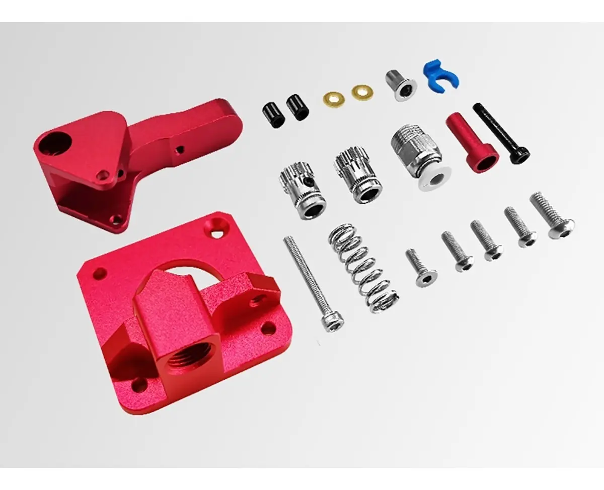 Kit Extrusor Metálico Doble Tracción Original Creality Rojo - imagen 3
