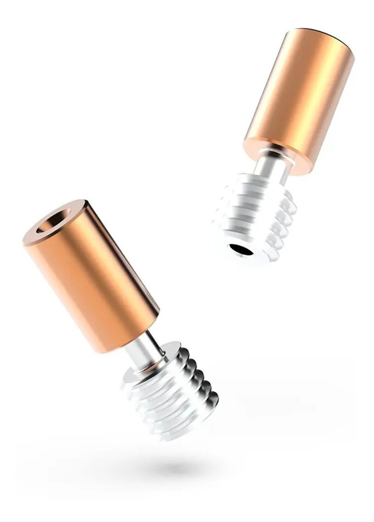 Barrel Hotend Cobre y Titanio Original Creality Ext. Sprite - imagen 5