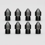Kit Profesional Creality 8 Nozzles Acero Endurecido Niquelado M6