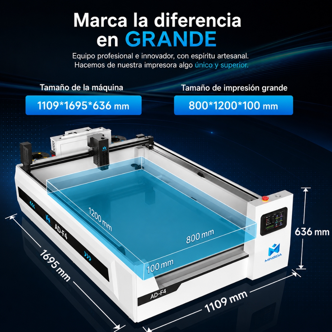 PREVENTA OCTUBRE - Impresora 3D MINGDA AD-F4 12 Impresora 3D MINGDA AD F4 6