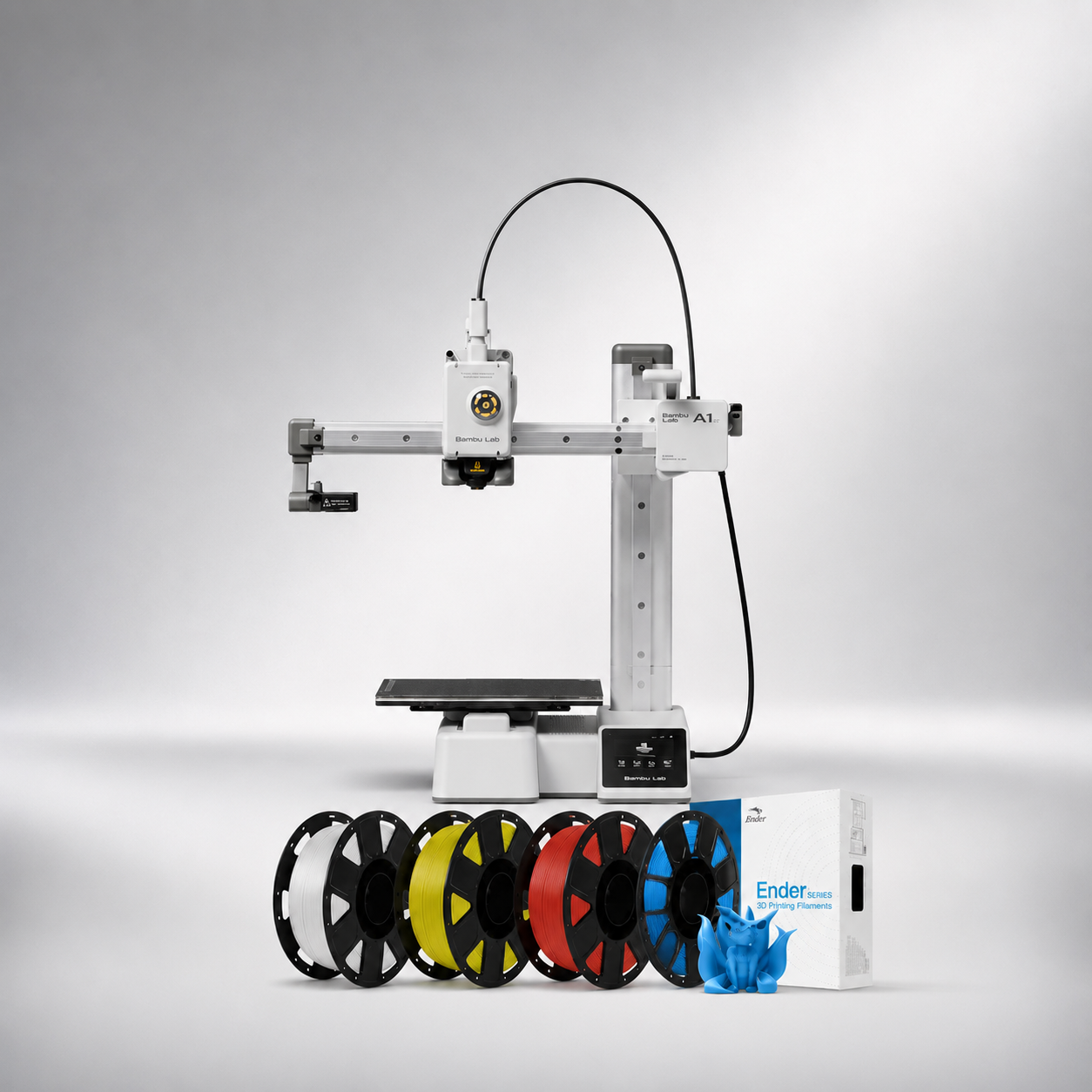 Impresora 3D Bambu Lab A1 Mini + 4 Kg de Filamento 1 Impresora 3D Bambu Lab A1 Mini + 4 Kg de Filamento