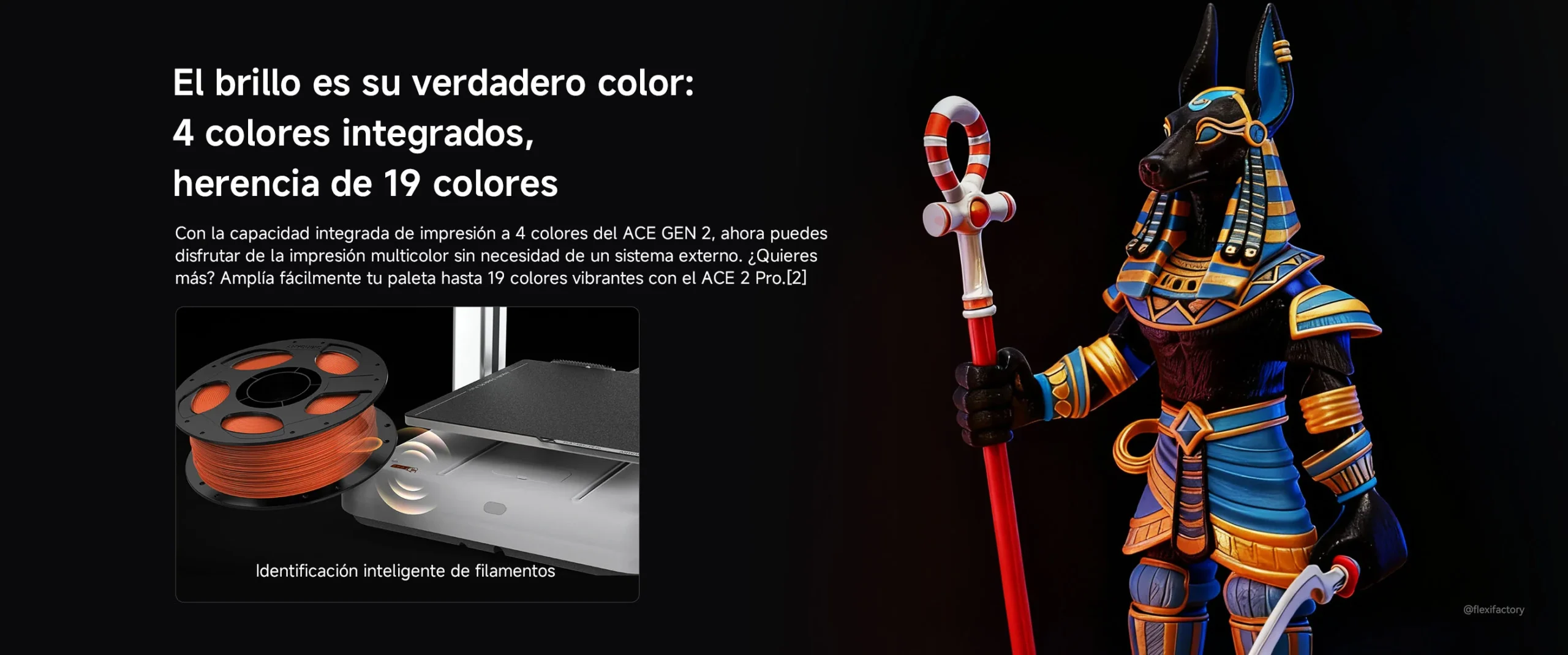 Anycubic Kobra X Impresora 3D 18 Kobra X impresión multicolor 4 colores integrados hasta 19 colores