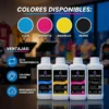 Tinta Sublimación Chromax 1 Litro para Cabezales i3200 / i1600 5 subli 3